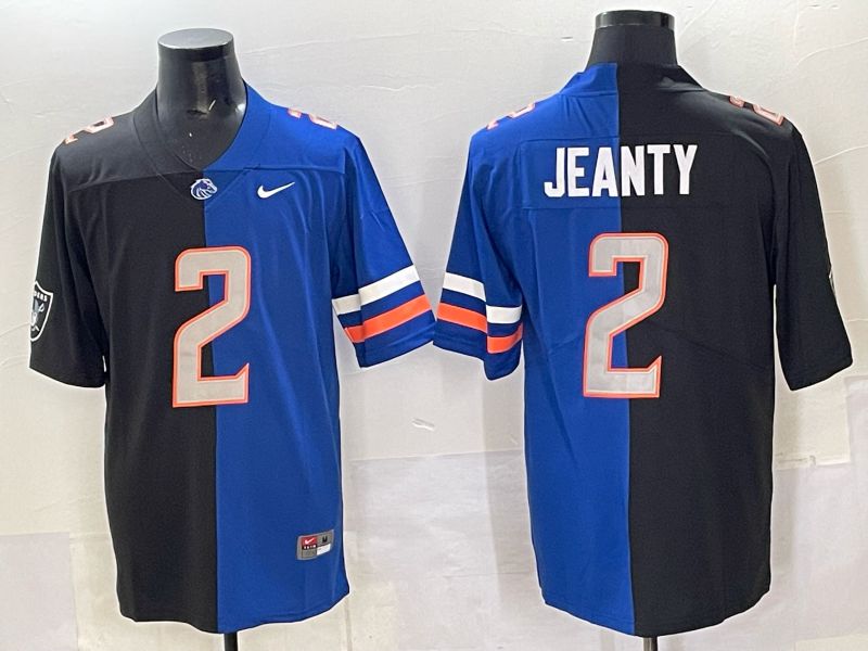 Men Oakland Raiders 2 Jeanty Black blue Nike 2025 Limited NFL Jersey 002